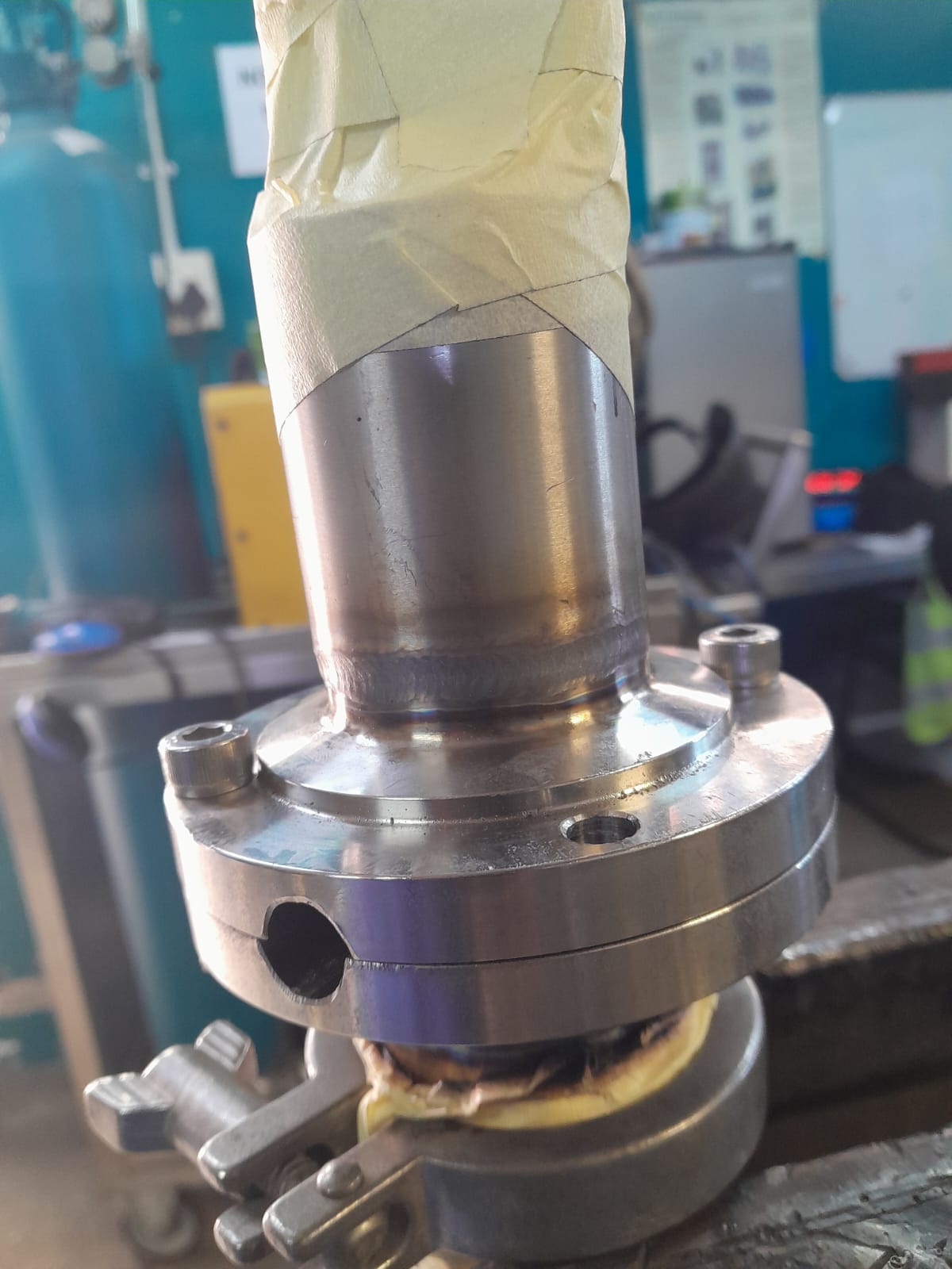 TIG Weld on Stainless Flange